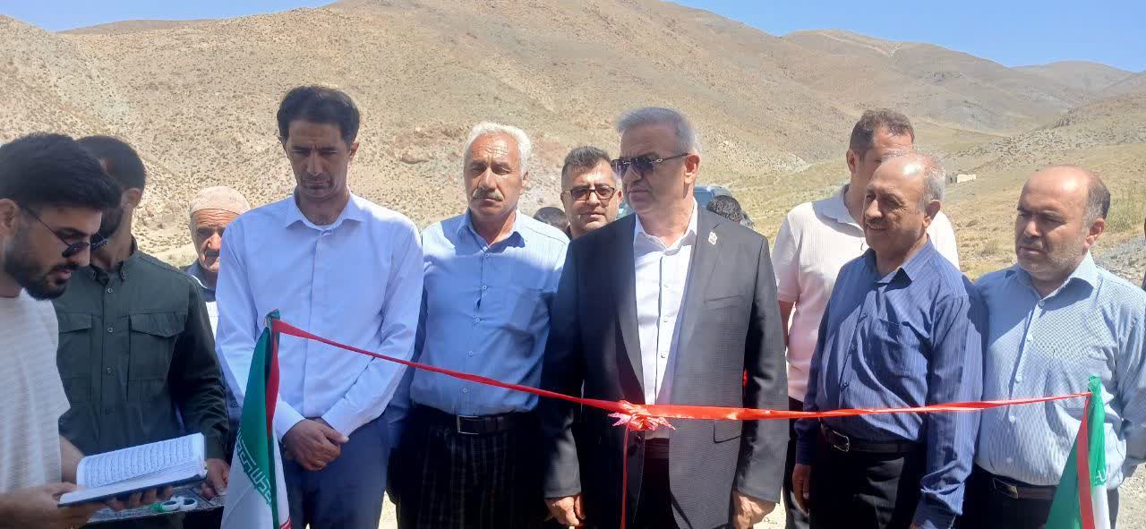 بهره‌برداری از مخزن بتنی ۲۰۰ مترمکعبی در قشلاق عشایری «حبش سفلی» شهرستان خوی به مناسبت هفته دولت